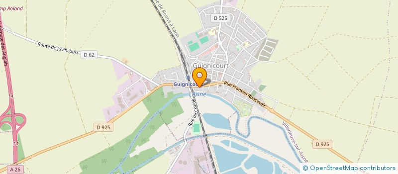 localisation de l'entreprise GFA LECLERE-PLISTA  VILLENEUVE-SUR-AISNE