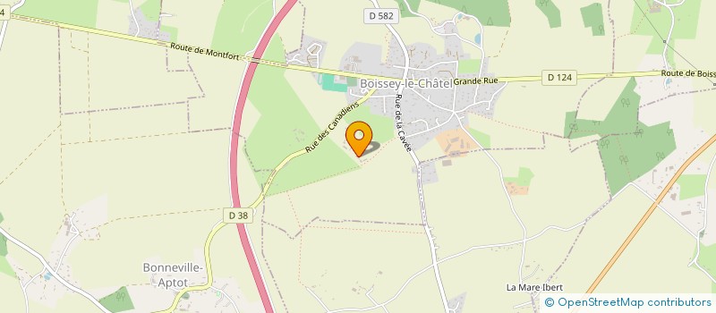 localisation de l'entreprise GFA LEDUC  MANNEVILLE-LA-RAOULT