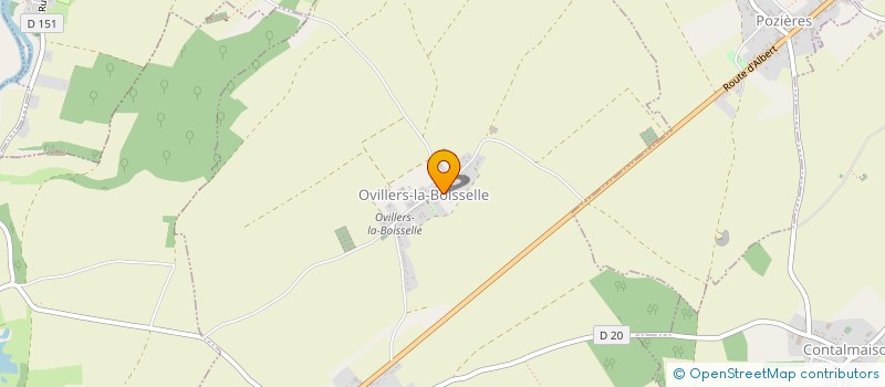 localisation de l'entreprise GFA LEGRAND RANDOLET à OVILLERS-LA-BOISSELLE