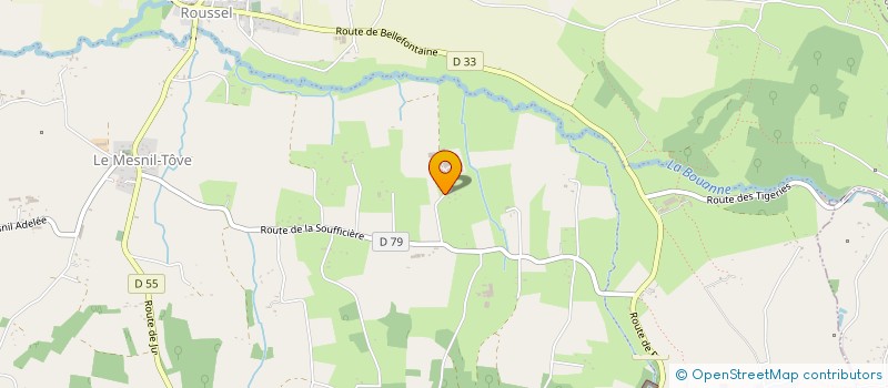 localisation de l'entreprise GFA LEHERICEY  JUVIGNY LES VALLEES