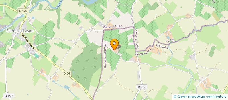 localisation de l'entreprise GFA LEMOINE  VAL EN VIGNES