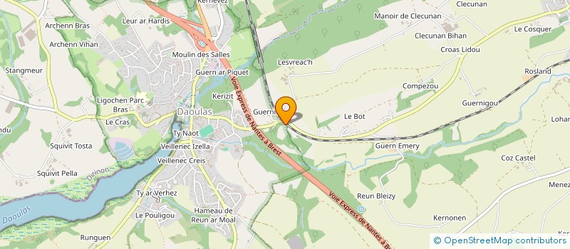 localisation de l'entreprise GFA LENN VOR  DAOULAS