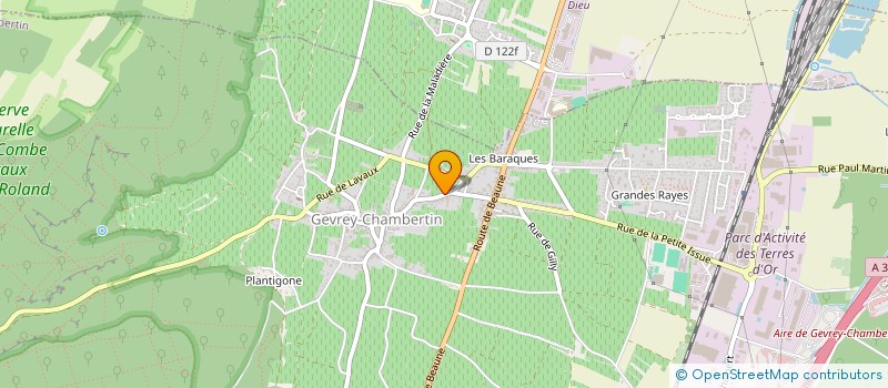 localisation de l'entreprise GFA LEON CAMUS PERE ET FILS  GEVREY-CHAMBERTIN