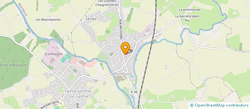 localisation de l'entreprise GFA LEPELTIER  SOUILLE