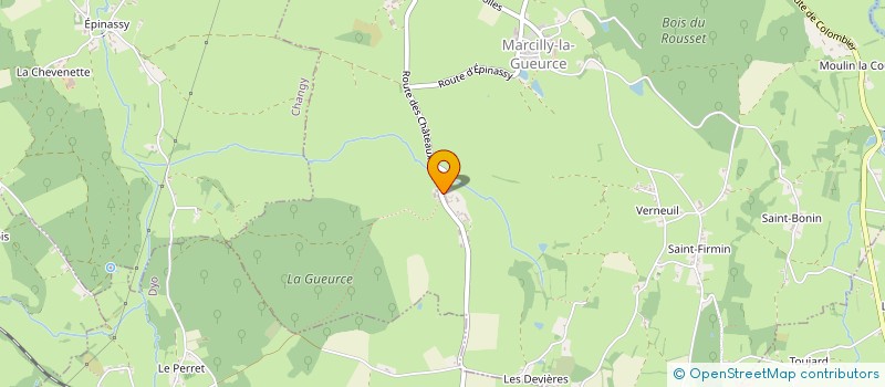 localisation de l'entreprise GFA LES 3 CHATEAUX  MARCILLY-LA-GUEURCE