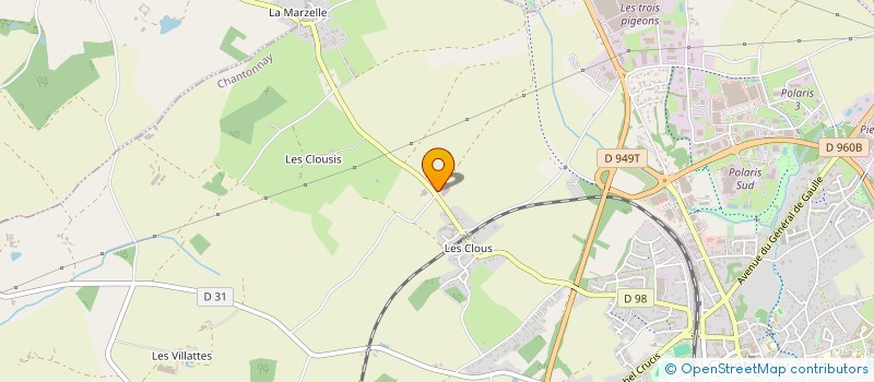 localisation de l'entreprise GFA LES 3 CHATEAUX  CHANTONNAY