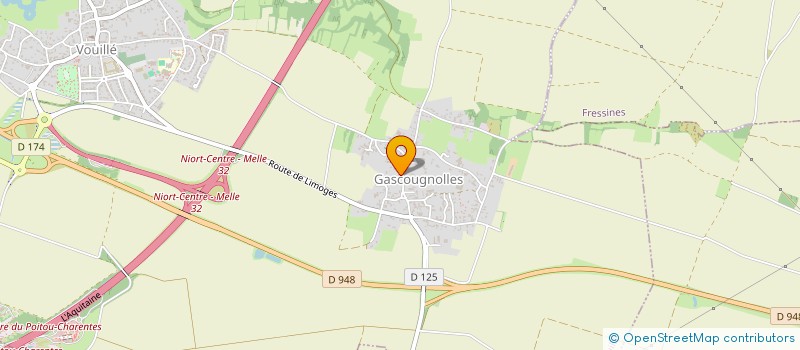 localisation de l'entreprise GFA LES 4G à VOUILLE
