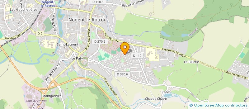 localisation de l'entreprise GFA LES ALLEUX à NOGENT-LE-ROTROU