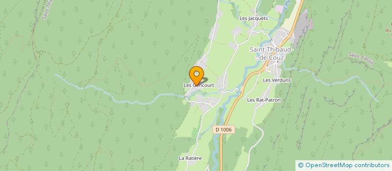 localisation de l'entreprise GFA LES ANDRES  SAINT-THIBAUD-DE-COUZ