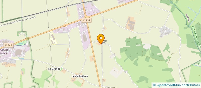 localisation de l'entreprise GFA LES ARDILLIERS  SAINTE-GEMME-LA-PLAINE