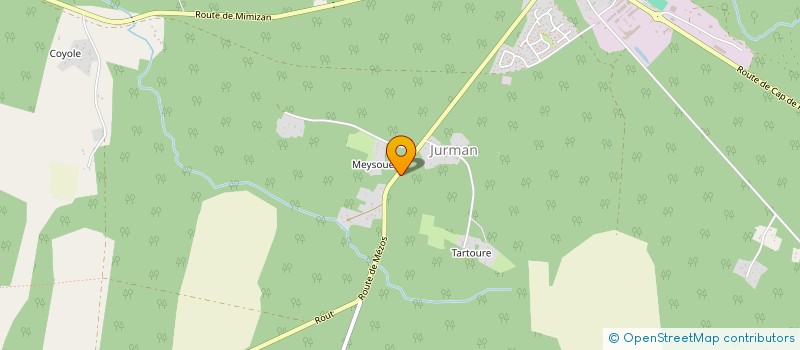 localisation de l'entreprise GFA LES ARTIGUES  ONESSE-LAHARIE