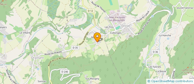 localisation de l'entreprise GFA LES AUGES  VITRY-LE-FRANCOIS