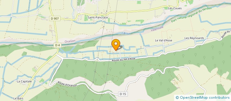 localisation de l'entreprise GFA LES BLANCS à VALENSOLE
