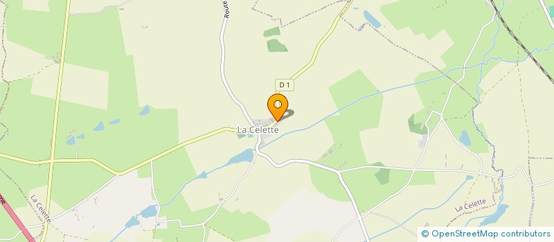 localisation de l'entreprise GFA LES BLEUETS  LA CELETTE
