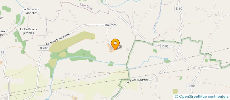 localisation de l'entreprise GFA LES BLOCIELS  SAINT-CLEMENT-RANCOUDRAY