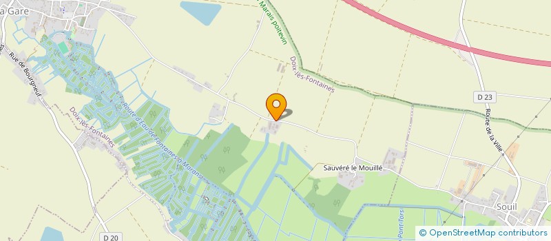 localisation de l'entreprise GFA LES BOUGRINES  DOIX LES FONTAINES