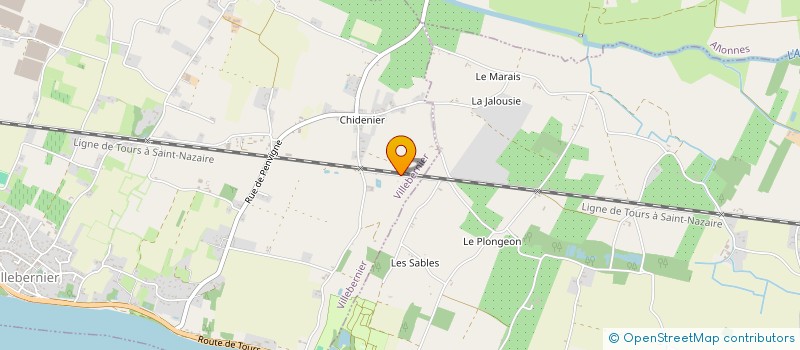 localisation de l'entreprise GFA LES BRUERES  VERRIE