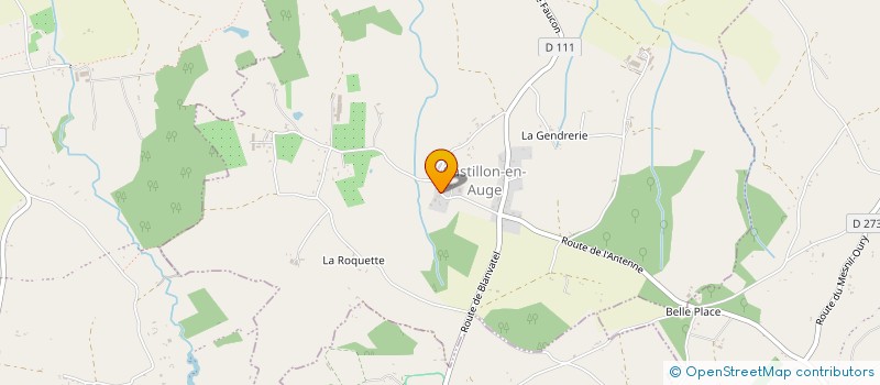 localisation de l'entreprise GFA LES BRUYERES JBC  MEZIDON VALLEE D'AUGE