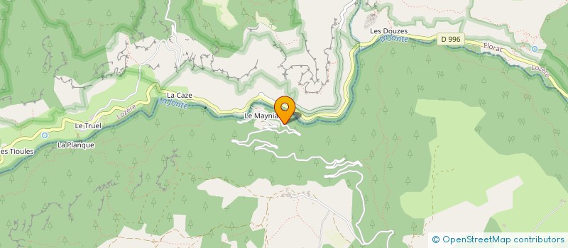 localisation de l'entreprise GFA LES CARLINES DU CAUSSE NOIR  SAINT-ANDRE-DE-VEZINES