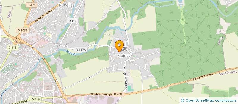 localisation de l'entreprise GFA LES CARMES  MAINCY