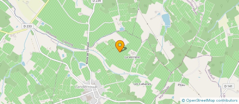 localisation de l'entreprise GFA LES CATHERINEAUX  LANDERROUAT