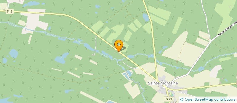 localisation de l'entreprise GFA LES CHAINEAUX DE MORTEUVE  SAINTE-MONTAINE
