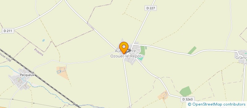 localisation de l'entreprise GFA LES CHAMPARTS à AUBEPIERRE-OZOUER-LE-REPOS