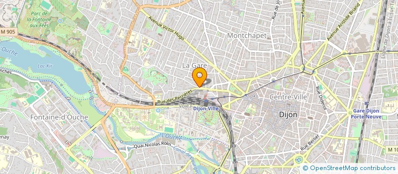 localisation de l'entreprise GFA LES CHAMPS VIVANTS à DIJON