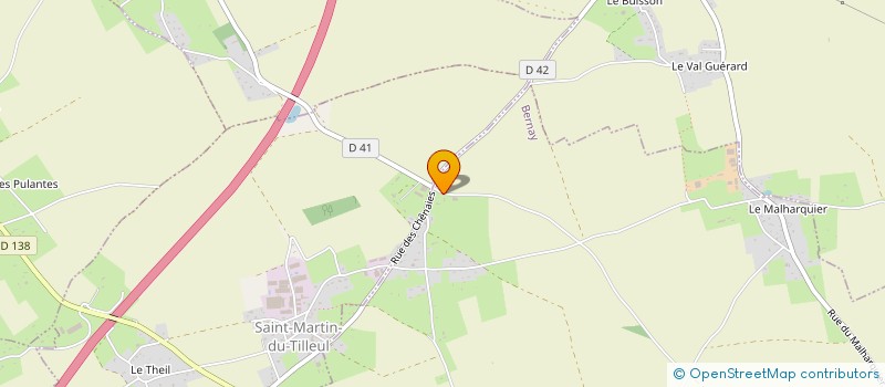 localisation de l'entreprise GFA LES CHESNETS  BERNAY