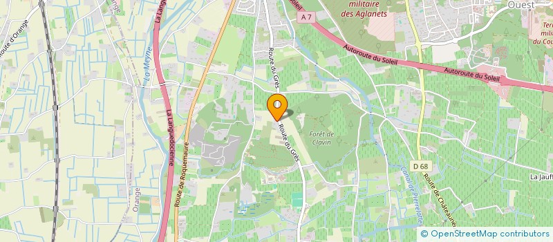 localisation de l'entreprise GFA LES CHEVALIERS DE MAUCOIL  ORANGE