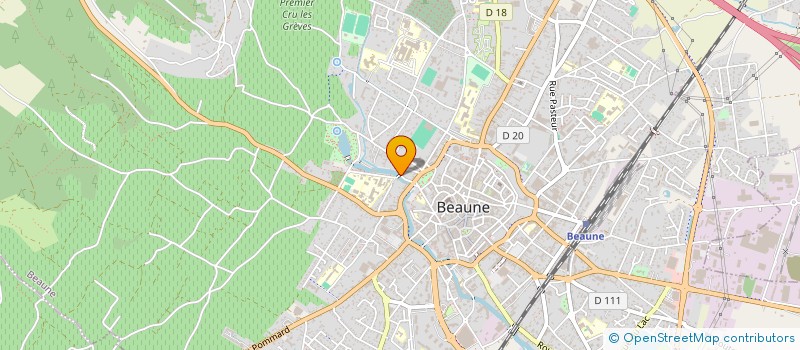 localisation de l'entreprise GFA LES CLOUX à BEAUNE