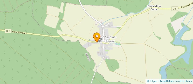 localisation de l'entreprise GFA LES CLUSERS  PREMEAUX-PRISSEY