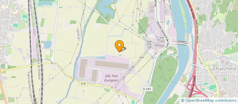 localisation de l'entreprise GFA LES DEMOISELLES  BOLLENE