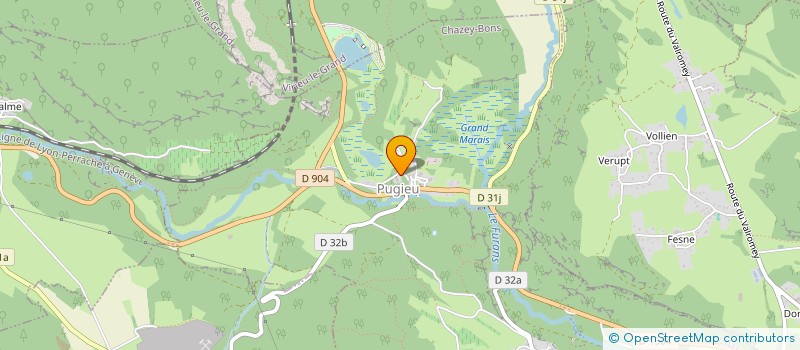 localisation de l'entreprise GFA LES DIPSODES à CHAZEY-BONS