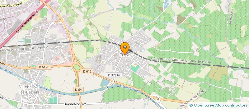 localisation de l'entreprise GFA LES ESPINAS à CERS