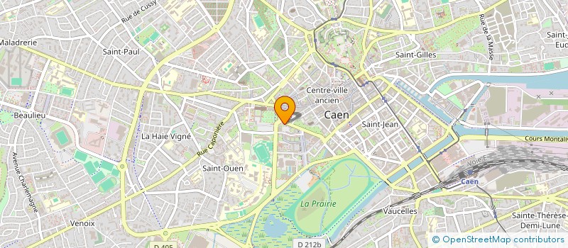 localisation de l'entreprise GFA LES GALLEMANIERES  CAEN