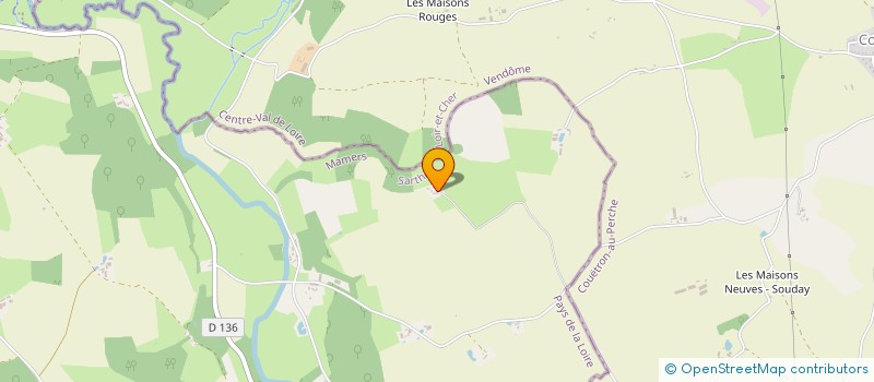 localisation de l'entreprise GFA LES GENETS  VALENNES