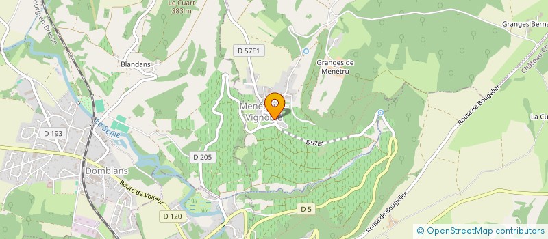 localisation de l'entreprise GFA LES GOYSLURRONS  MENETRU-LE-VIGNOBLE