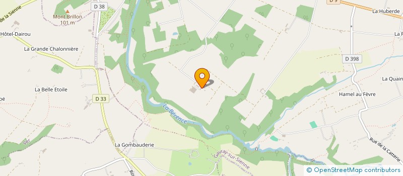 localisation de l'entreprise GFA LES GRANDES VENTES  GAVRAY-SUR-SIENNE