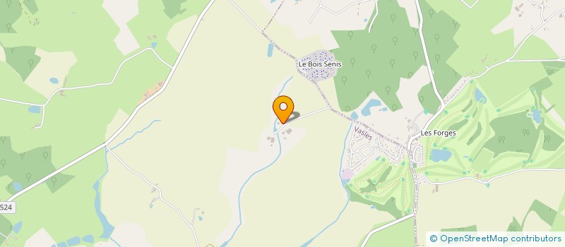 localisation de l'entreprise GFA LES GRANDES VERGNEES  VASLES