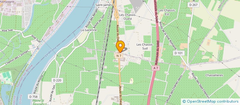 localisation de l'entreprise GFA LES GRANDS CHASSIS  CHANOS-CURSON