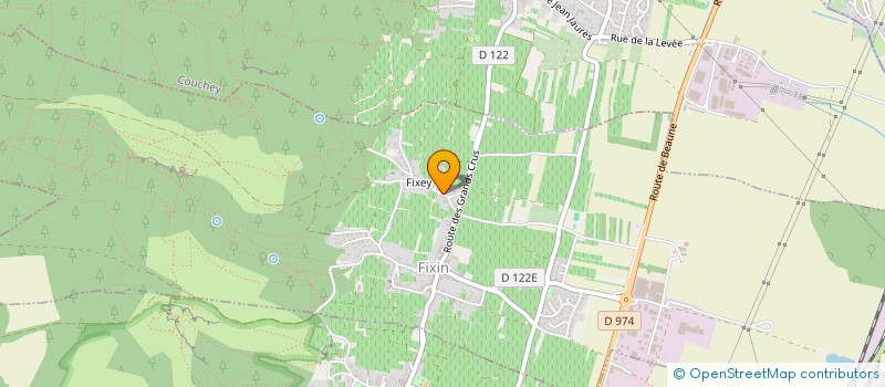 localisation de l'entreprise GFA LES GRANDS PICOTINS  FIXIN