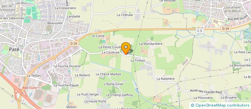 localisation de l'entreprise GFA LES HAYES à PACE