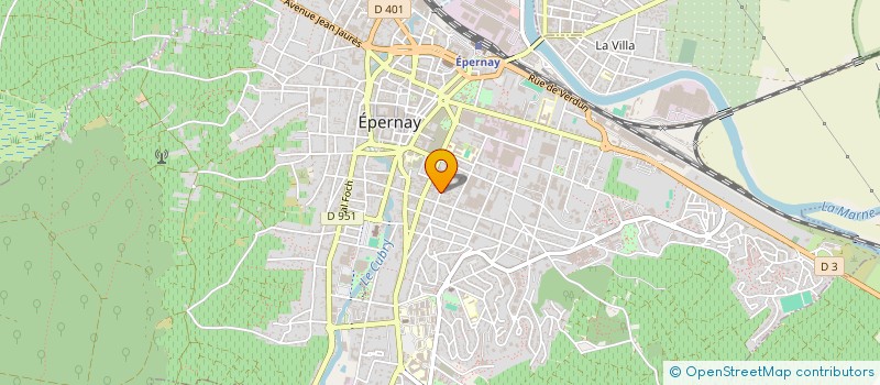 localisation de l'entreprise GFA LES HUGUENOTS à EPERNAY