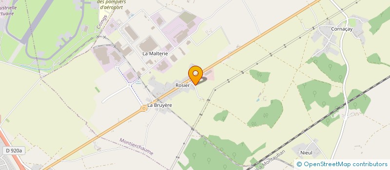 localisation de l'entreprise GFA LES IGONAS à MONTIERCHAUME