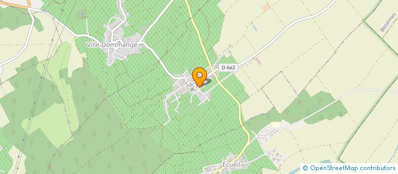 localisation de l'entreprise GFA LES LIMONS  SACY