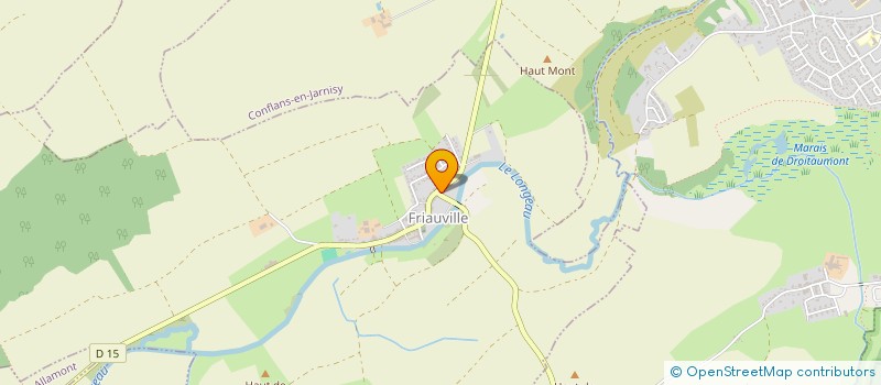 localisation de l'entreprise GFA LES LONGUES RAYES  ABBEVILLE-LES-CONFLANS