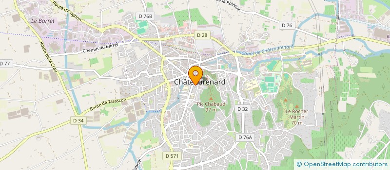 localisation de l'entreprise GFA LES LOUVETTES à CHATEAURENARD