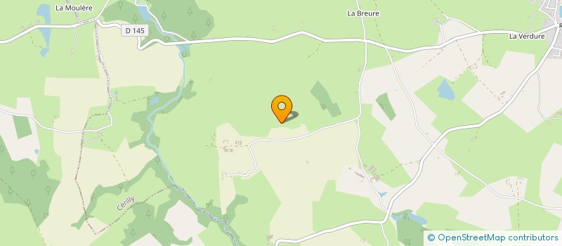 localisation de l'entreprise GFA LES MAGNOUX  CERILLY