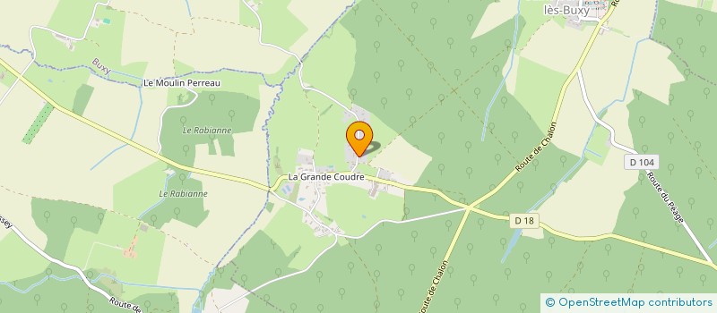 localisation de l'entreprise GFA LES MARAIS  MONTAGNY-LES-BUXY